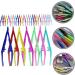 Healeved 150 STK Eyebrow Tweezers & Accessories Set - Plastic Tools for Women | Eyelash & Hair Kit - Buy Online on GoSupps.com