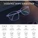 ROCKNIGHT Blue Light Blocking Glasses - Purple Frame for Computer & Phone Screen Protection | Stylish & Comfortable - Buy Online on GoSupps.com