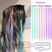 KARLOR Coloured Hair Extensions 9 Pieces Light Purple & Mint Blue & Light Pink Hairpiece Dyed Hair Strands Colourful Straight Hairpiece Clip in Hair Extensions Party Costumes Fancy Dress Cosplay - Buy Online on GoSupps.com