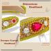 Flayem Rhinestone Headband Crystal Headband Padded Wide Vintage Hair Band Hoop Gorgeous Baroque Hair Accessories for Women and Girls (Yellow) - Buy Online on GoSupps.com