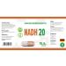 NADH 20mg 60 Vegetable Capsules Tested by a Third Party Laboratory Gluten Free and GMO Free - Buy Online on GoSupps.com