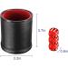 6-Piece PU Leather Dice Cup Set with Quiet Shaker and 30 Dices - Black - Buy Online on GoSupps.com