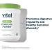 Hyperbiotics Vital Nutrients Organic Prebiotic Fiber Powder | Supports Gut Health and Digestive Regularity - Vegan Organic Fiber Powder | 54 Servings - Buy Online on GoSupps.com