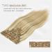 Hair Extensions 120G Real Hair Extensions Clip in Human Hair Natural Silky Straight Hair Extensions Balayage Clip in Hair Extehsions Golden Brown P8/613 Mixed Bleach Blonde Hairpiece (Size : 22inches 22inches 120g/Set - Buy Online on GoSupps.com