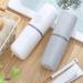 Digjobk Pink Travel Toothbrush Holder & Toothpaste Organizer - Portable Bathroom Storage Cup - Buy Online on GoSupps.com