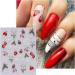 JMEOWIO 6 Sheets 3D Embossed Christmas Glitter Nail Art Stickers Decals Self-Adhesive 5D Santa Elk Snowflake Winter Holiday Nail Supplies Nail Art Design Decoration Accessories - Buy Online on GoSupps.com