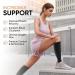 Calf Compression Sleeves Unisex - Leg & Shin Splints Support for Running, Cycling, Gym - L-XL Black - Buy Online on GoSupps.com
