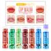 6PCs moisturizing lip balm colorless long -lasting natural lip care stick for dry lips - for adults and children Lip Repair