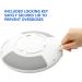 EZILIFE Automatic Pill Dispenser with Flashing Light Sound Alarm and Safety Lock 28-Day Electronic Medication Organizer Dispense Vitamins and Tablets Up 6 Times/Day Easy Read Display (Clear) - Buy Online on GoSupps.com