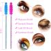 Mascara Wands Eyebrow Brush Applicator Glittered Eye Lash Brush Eyebrow Spoolie Brush Makeup Brush for EyeLash Extension and Makeup 100 Pcs Blue and Purple - Buy Online on GoSupps.com