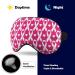 Pink Ribbon Breast Cancer Sleep Mask - Adjustable Strap Eye Cover for Men and Women - Ideal for Travel, Night, and Nap - Light Blocking Blindfold - Buy Online on GoSupps.com