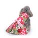 Petcute dog dress pet little dog clothing dog summer dress pet dog dress beautiful flower pet clothing Elegant Bowknot puppy skirt dog princess clothes tutu wedding lace m red 1