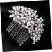 Mikinona Wedding Hair Comb Bride Hair Clip Rhinestone Hair Clip Rhinestone Hair Comb Bridal Headpiece Rhinestone Headpiece Rhinestone Comb Hair Teasing Comb Bridal Hair Clip Comb for Bridal - Buy Online on GoSupps.com