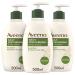 Aveeno 3 Pack Daily Moisturizing Body Lotion (3 x 500ml) Moisturizing Lotion Enriched with Nourishing Colloidal Oatmeal Gentle Body Moisturizer Suitable for
