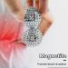 2 Magnetic Massage Hedgehog Balls & 3 Acupressure Rings - Stress Relief Yoga Balls (Silver) | International Shipping - Buy Online on GoSupps.com