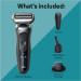 Braun Electric Shaver for Men Series 7 7171cc Wet & Dry Shave Turbo & Gentle Shaving Modes & Clean and Renew Refill 3 Count Electric Shaver + Refill 3 Count - Buy Online on GoSupps.com