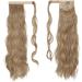 GUILOPOER Wrapped Ponytail 55 cm Long Curly Hairpiece Braid Clip in Ponytail Wavy Curly Synthetic Hair Extension for Women (27/613) - Buy Online on GoSupps.com