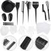 FOMIYES 2 Sets Diy Hair Coloring Oil Hair Tinting Bowl Coloring Supply Hair Tint Tool Hair Bleach Dyeing Tool Supply Hair Dye Coloring Hair Coloring Tool Kit Plastic Modeling Shield - Buy Online on GoSupps.com