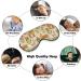 Llama Desert Cactus Sleep Mask - Adjustable Strap Eye Cover for Sleeping and Travel - Blocks Light for Night Naps - Men and Women - Buy Online on GoSupps.com