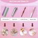 6 Colors Gel Nail Kit with 54W LED UV Lamp - Complete Manicure Set with Base Top Coat, False Nails, Nail File - Acrylic Nail Extension Kit for Beginners - 142 Pieces - Buy Online on GoSupps.com