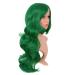 Buy MapofBeauty 24 Inch Grass Green Long Wavy Wig - Charming Plastic Fiber Full Wig for Women Party Style - Buy Online on GoSupps.com