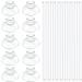 Pawfly 10 Pack Aquarium Suction Cups & 20 Adjustable Zipper Cable Set - Perfect for Fish Tank Decoration Airline Tubing Shrimp Nests & Reptiles - Includes 20 Cable Ties - Buy Online on GoSupps.com