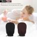 2-Piece Kese Peeling Gloves for Exfoliation | Body Hammam Gloves for Ingrown Hair & Skin Dandruff Removal (Black/Brown) - Buy Online on GoSupps.com