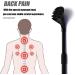 EASACE 21inch Extendable Back Scratcher with Strong ABS Massage Head - Compact & Retractable - Ideal for Adults and Pets (Black) - Buy Online on GoSupps.com