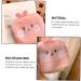 ABOOFAN Cute Rabbit Shape Cosmetic Towels - 3 Pack Travel Napkins for Girls | Perfect for Makeup & Pocket Convenience | 14x14cm - Buy Online on GoSupps.com