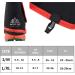 TRIWONDER Waterproof Hiking Gaiters - RedBlack Large | 1 Pair | Outdoor Gaiters for Men and Women - Buy Online on GoSupps.com