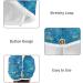 Wonderful Star Oil Painting Dry Hair Cap - 2 Piece Quick Drying Towel Set with Button Headband | Super Absorbent & Comfortable for Fast Hair Drying - Buy Online on GoSupps.com