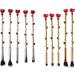 Sujhyrty Rose Makeup Brush Set Beauty Makeup Brush for Eyeshadow Contour-Gold - Buy Online on GoSupps.com