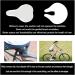 Xanperex Black Dual Rail No Nose Gel Bike Seat Cushion for Men/Women - Comfortable Bicycle Seat for Mountain, Cruiser, Indoor, Spin Bikes - Buy Online on GoSupps.com