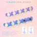 ANGNYA 2 Set Heart-Shaped Nail Stands for Press On | Aurora Nail Holder with Reusable Adhesive Putty | Strong Magnetic Nail Display Art Stand for Painting Nails - Sliver - Buy Online on GoSupps.com