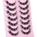 Curl Clusters Russian Strip Lashes - 70 Pairs of Fluffy Wispy Faux Mink Extensions - Buy Online on GoSupps.com