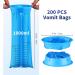 200 Disposable Vomit Bags 1000ml - Blue Nausea Bags for Travel, Motion Sickness, Pregnancy - Leak Resistant Emesis Bags - Aircraft & Car Sickness Bag - Barf Bags for Patients & Kids - Buy Online on GoSupps.com
