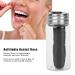 Portable Black Dental Floss with Refillable Container - Nature Tooth Flap & Plaque Removal | Shop Internationally - Buy Online on GoSupps.com
