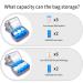 Gray Breast Pump Bag with Cooler Pocket - Mini Pumping Tote with USB Charging Port for Working Moms - Buy Online on GoSupps.com