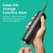 Buy Quip Water Flosser - Cordless Adjustable Pressure Teeth Cleaner with 360 Rotating Tip | Rechargeable All-Black Dental Pick - International Shipping Available - Buy Online on GoSupps.com