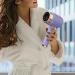 Generic Portable Hair Dryer Powerful Bladeless Hairdryer Setting Hair Care Dryer Hair Blower Ionic Blow Dryer for Salon Indoor Home purple - Buy Online on GoSupps.com