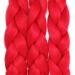 Buy 24 Jumbo Braids - Kanecalon Synthetic Crochet Hair Extensions (3 Bundles) - Afro Box Braiding in Red - 60cm - Buy Online on GoSupps.com