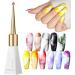 Nail Gel | Rhinestone Glue Gel 10ml | Professional Floral Liquid Easy to Use for Beginners & Enthusiasts | For Home Manicure Salon Travel Women & Girls Everyday Style - Buy Online on GoSupps.com