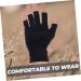 Sosoport 1 Pair touch screen mittens summer beach Dryer fingerless Miss gloves touchscreen gloves UV hand protection gloves for nails fabric protection UV gloves for gel nails 19.5x8cm Black - Buy Online on GoSupps.com