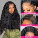 Xudoufu 26 Inch Deep Wave Human Hair Front Wig for Black Women | Pre Plucked 13x4 HD Transparent Lace | 150 Density Natural Color | Baby Hair Included - Buy Online on GoSupps.com