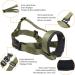 Heele Adjustable Dog Muzzle with Head Belt | Chew-Proof & Comfortable | Fits Medium & Large Dogs | Green (1 Pack) - Buy Online on GoSupps.com