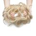 Updo Hair Extensions - Ponytail Hair Tie for Women | 80g Ash Bl blonde to Bleach Blonde - Buy Online on GoSupps.com
