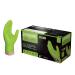 GLOVEWORKS HD Green Nitrile Industrial Disposable Gloves, 8 Mil, Latex-Free, Raised Diamond Texture, Large, Box of 100 Large (Pack of 100) 100