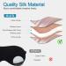 100% Silk Sleep Mask with Adjustable Strap | Super Soft Eye Mask for Ultimate Comfort and Sleep Aid | Squareblack Eusquareblack - Buy Online on GoSupps.com