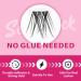 Self Adhesive Eyelashes 40pcs - Reusable No Glue Lash Clusters - Jasmine D-8-16mix - Buy Online on GoSupps.com