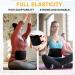 Reusable Castor Oil Massage Belt for Liver Detox - Black Waist Band Compress Kit - Buy Online on GoSupps.com